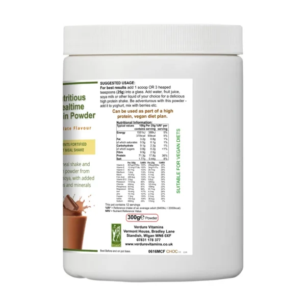 Nutritious mealtime Protein powder chocolate flavour for Men & Women